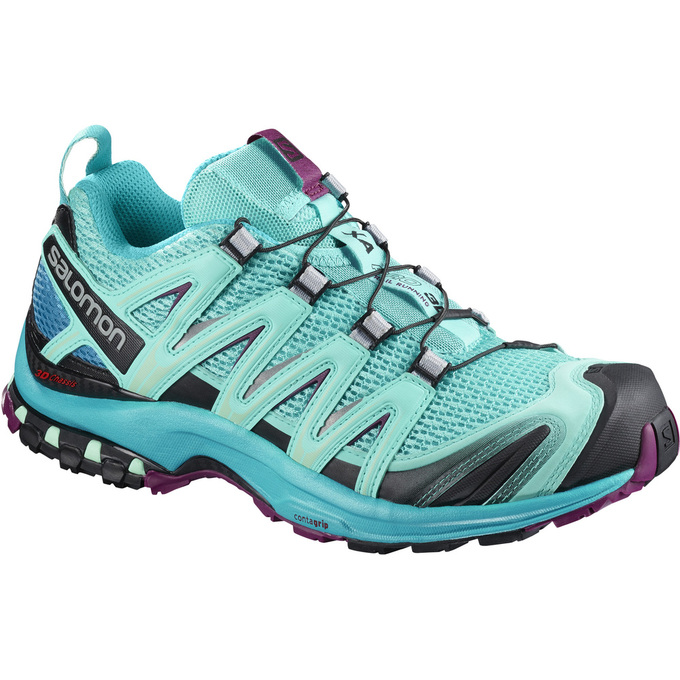 Zapatillas Trail Running Salomon Mujer Azules - Salomon Argentina XA PRO 3D W ,907865-KXC